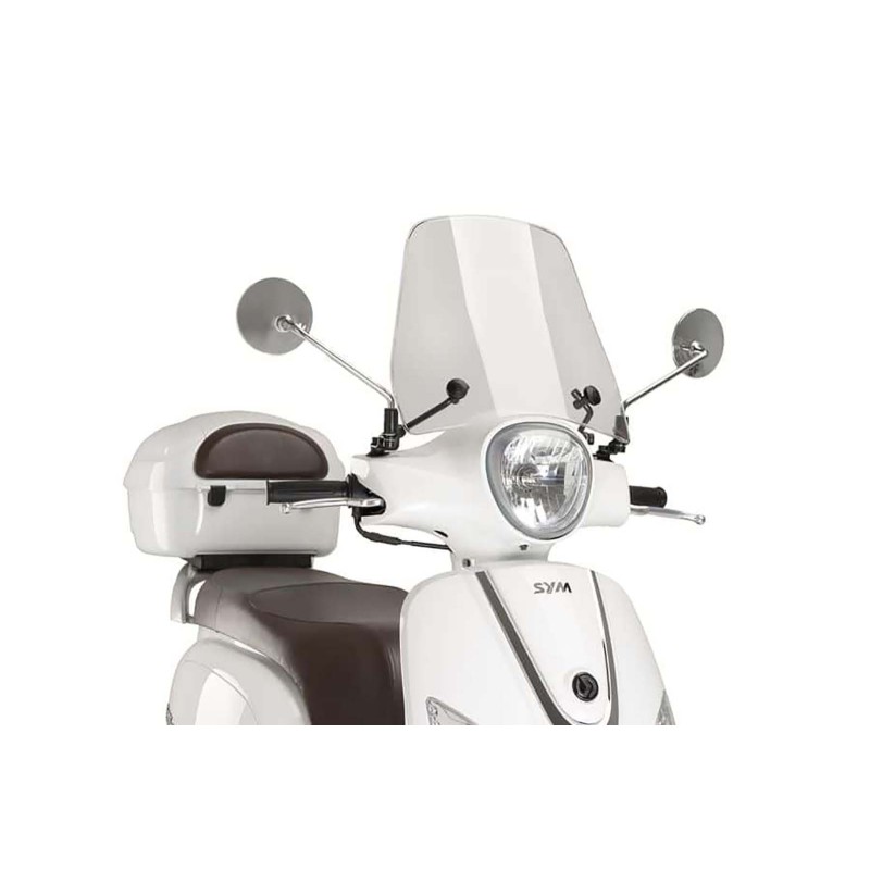 PUIG CUPOLINO SCOOTER MODELLO URBAN SYM FIDDLE III 125 14-20 COLORE FUME CHIARO