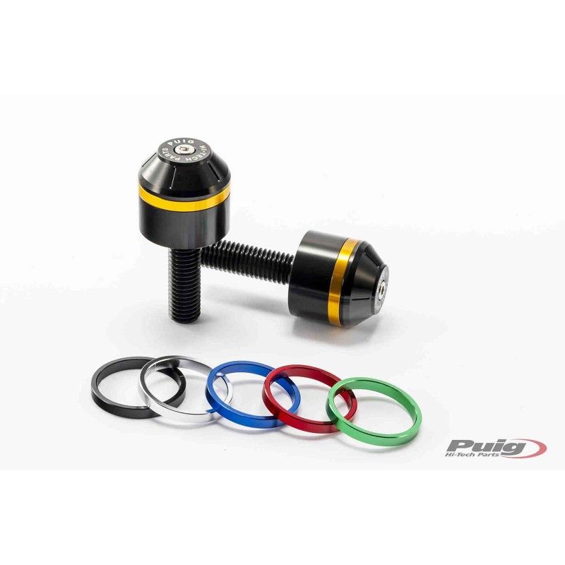 puig short mod balancers with rings for bmw s1000 rr 15 18 black