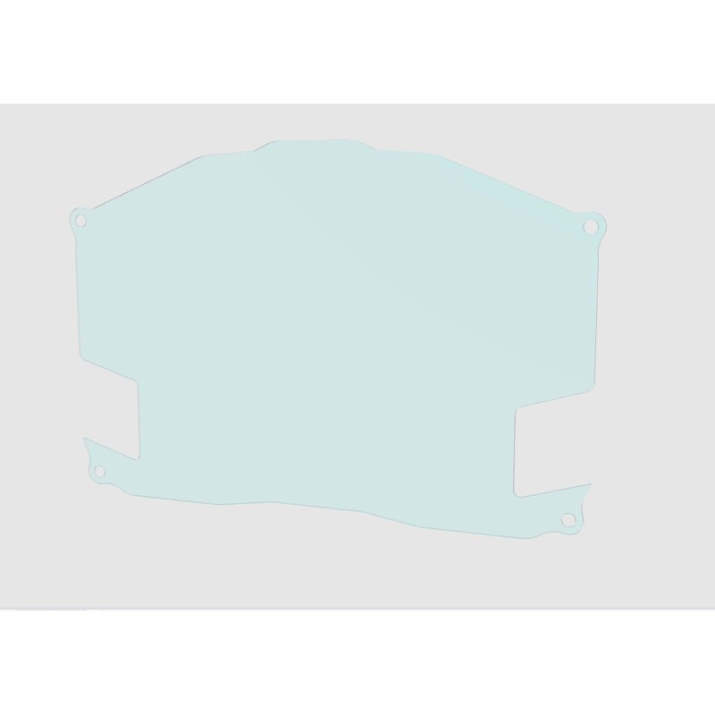 RACINGBIKE SPARE GLASS DASHBOARD PROTECTION FOR STRALINE DAVINCI SUZUKI GSX-R1000 07-08 CLEAR