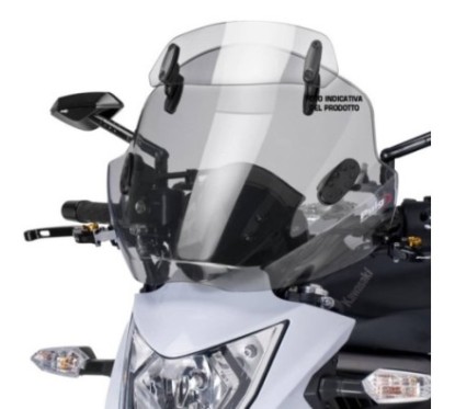 PUIG UNIV. WINDSCHUTZSCHEIBE TREND-VISIER KAWASAKI ER-6N 12-16 LIGHT SMOKE