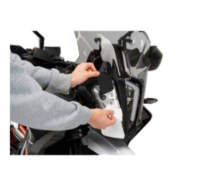 Puig Scheinwerferschutzaufkleber fur KTM 890 L Adventure 2023, klar