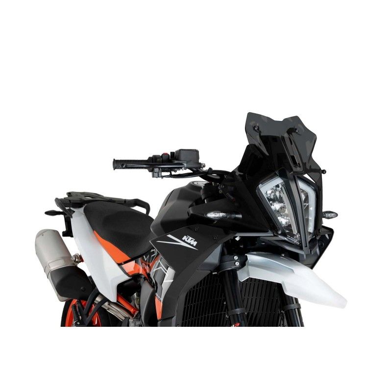puig cupolino sport per ktm 890 smt 23 24 fume scuro