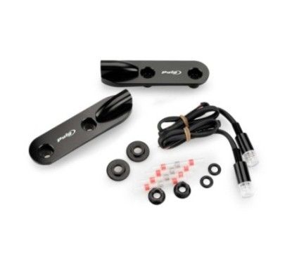 Tapa de retrovisor Puig con pestana de intermitentes BMW S1000 RR 19-25 negra