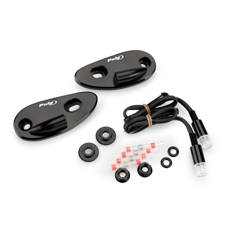 Cache-retroviseur Puig avec languette pour clignotants Honda CBR1000RR R Fireblade SP 2020/25 noir