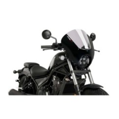 PUIG ECRAN SEMI-CARENE DARK NIGHT HONDA CMX500 REBEL 20-24 FUMEE CLAIRE-21102H