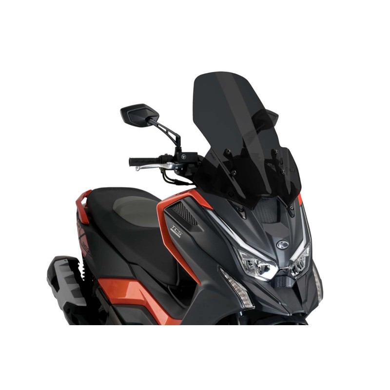 PUIG SCREEN V-TECH LINE TOURING KYMCO DTX 350 22-24 DARK SMOKE