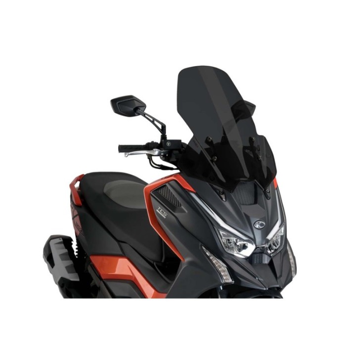 PUIG WINDSCHILD V-TECH LINE TOURING KYMCO DTX 350 22-24 DARK SMOKE