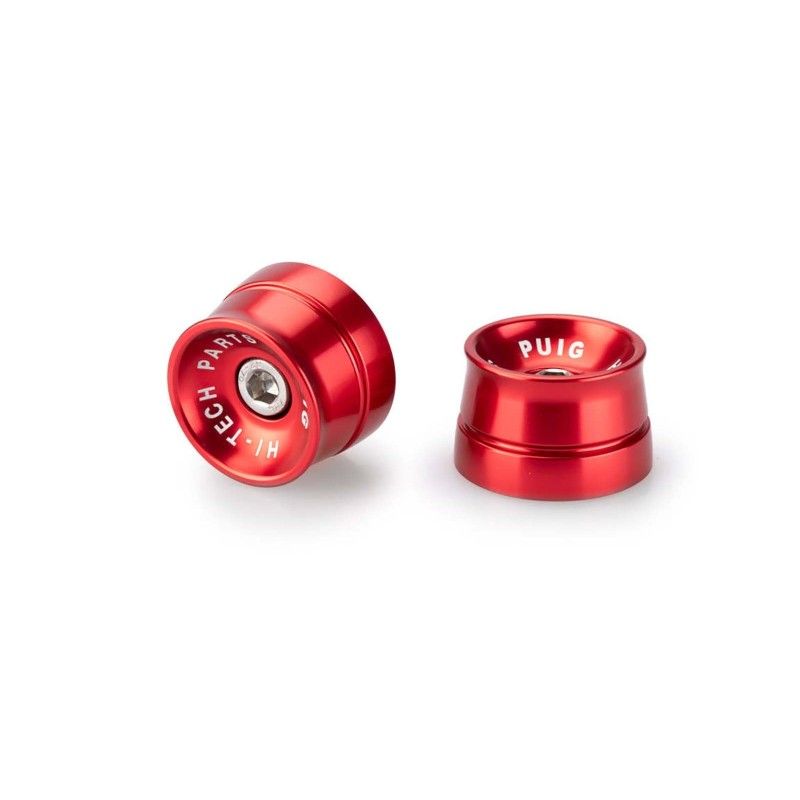 Extremos de manillar Puig Mod Speed Triumph Speed Triple RR 22 25 Rojo