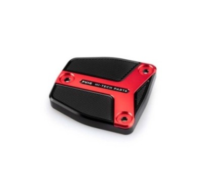 TAPON DEPOSITO DELANTERO PUIG PARA LIQUIDO DE FRENOS HARLEY D.SPORTSTER S 21-24 ROJO