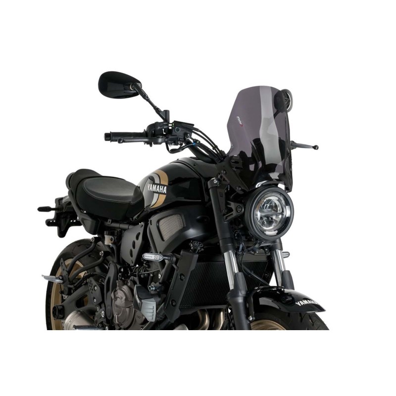 PUIG NAKED WINDSCHILD NG SPORT YAMAHA XSR700 21-24 DARK SMOKE