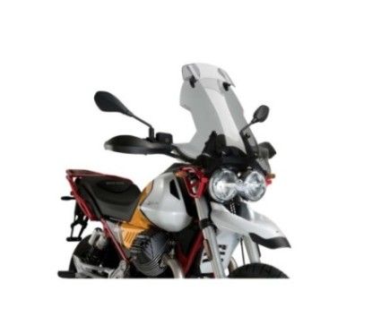 puig windshield touring visor for moto guzzi v85 tt centenario 850 21 23 light smoke