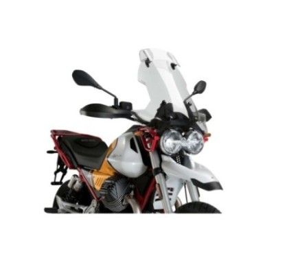 puig windshield touring visor for moto guzzi v85 tt centenario 850 21 23 transparent