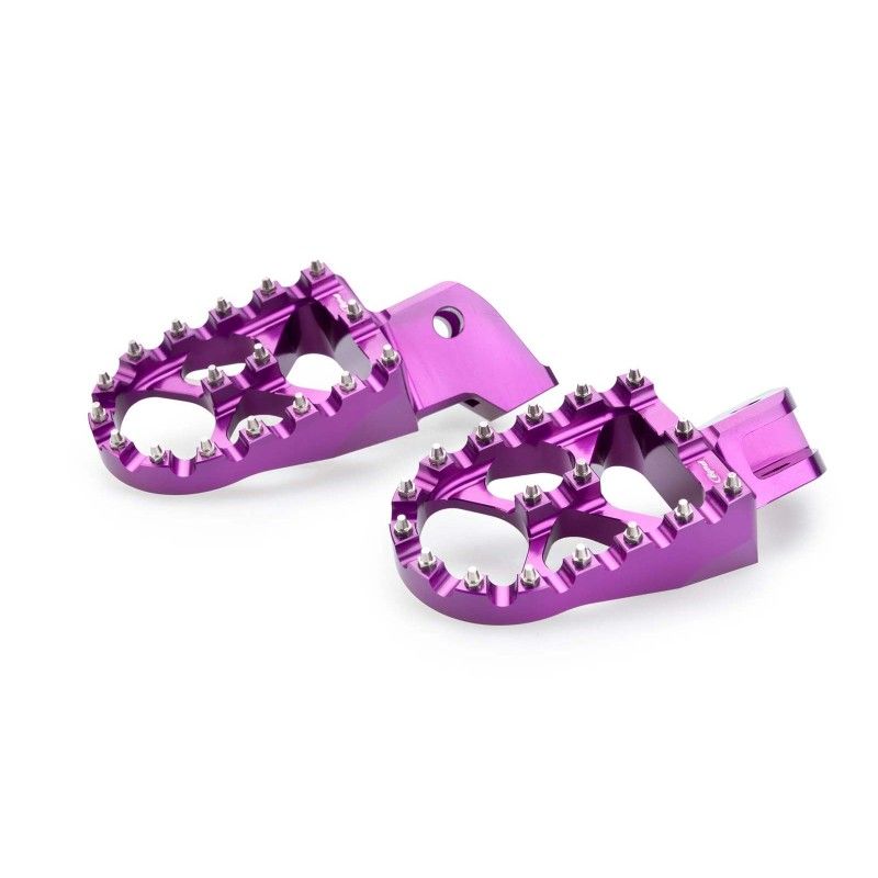 puig poggiapiedi off road per triumph tiger 1200 explorer xc xr xrx xrt xcx xca 16 17 viola