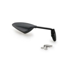 PUIG RIGHT REARVIEW MIRROR MOD. RS2 CARBON LOOK - COD. 7354C - HULL MOUNT - 70 DEGREE INCLINATION -