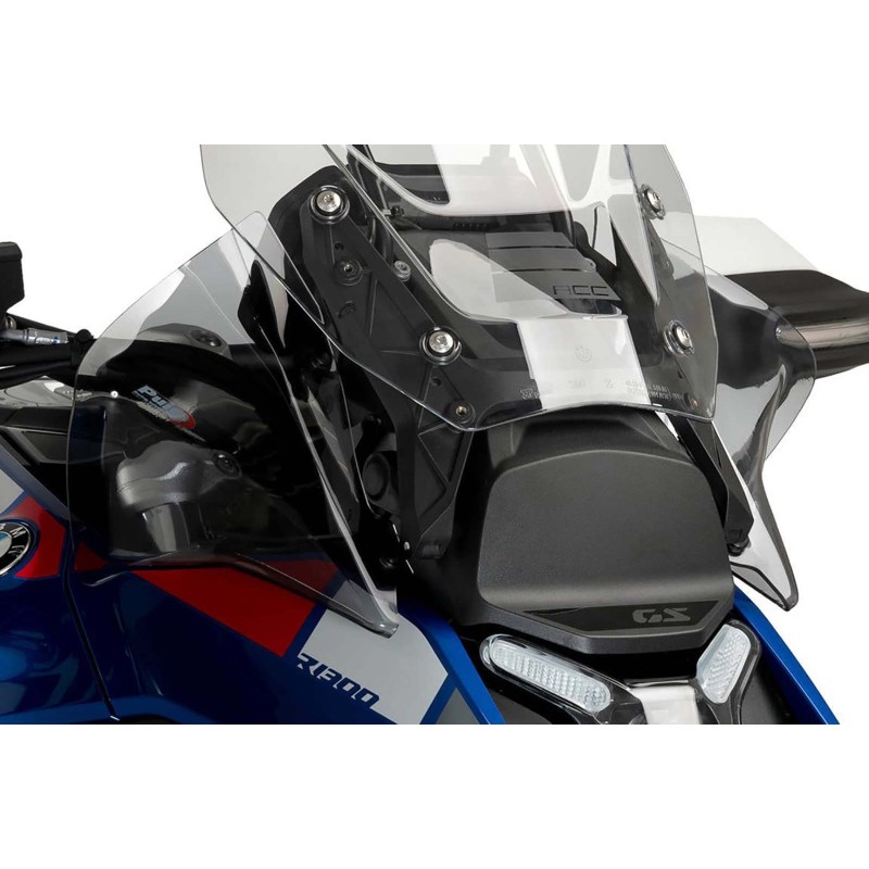 DEFLECTEUR LATERAL SUPERIEUR PUIG BMW R1300 GS TRIPLE NOIR 23-24 FUMEE CLAIRE