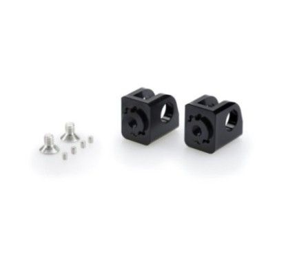 Puig verstellbare Fahrerfussrastenadapter Kawasaki ZX 6R Ninja 24 25 schwarz