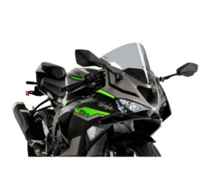 ECRAN PUIG R-RACER KAWASAKI ZX-6R NINJA 2024 FUME CLAIR