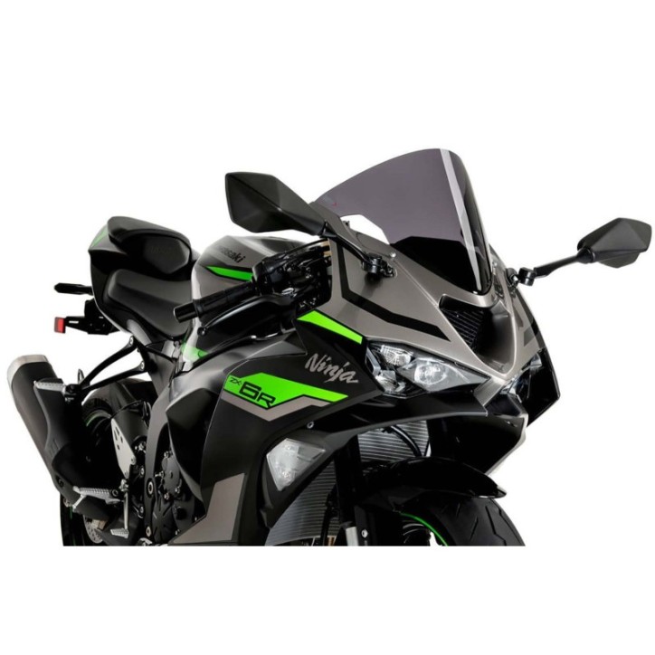 ECRAN PUIG R-RACER KAWASAKI ZX-6R NINJA 2024 FUMEE FONCEE