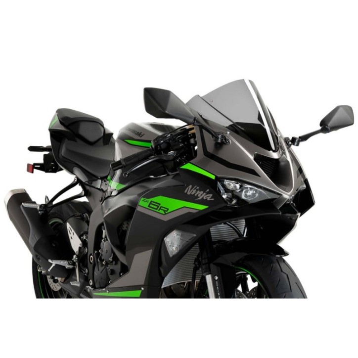 PARABRISAS PUIG Z-RACING KAWASAKI ZX-6R NINJA 2024 HUMO CLARO