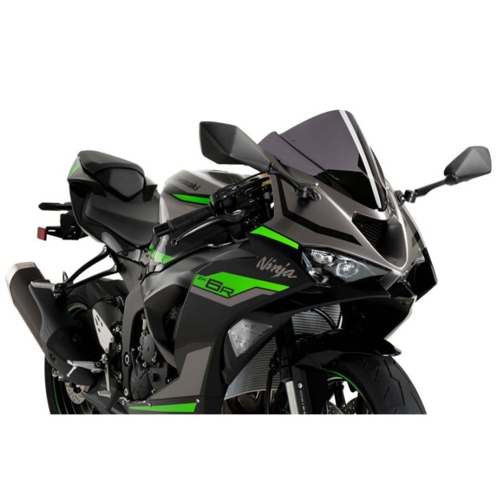 PARE-BRISE PUIG Z-RACING KAWASAKI ZX-6R NINJA 2024 FUMEE FONCEE