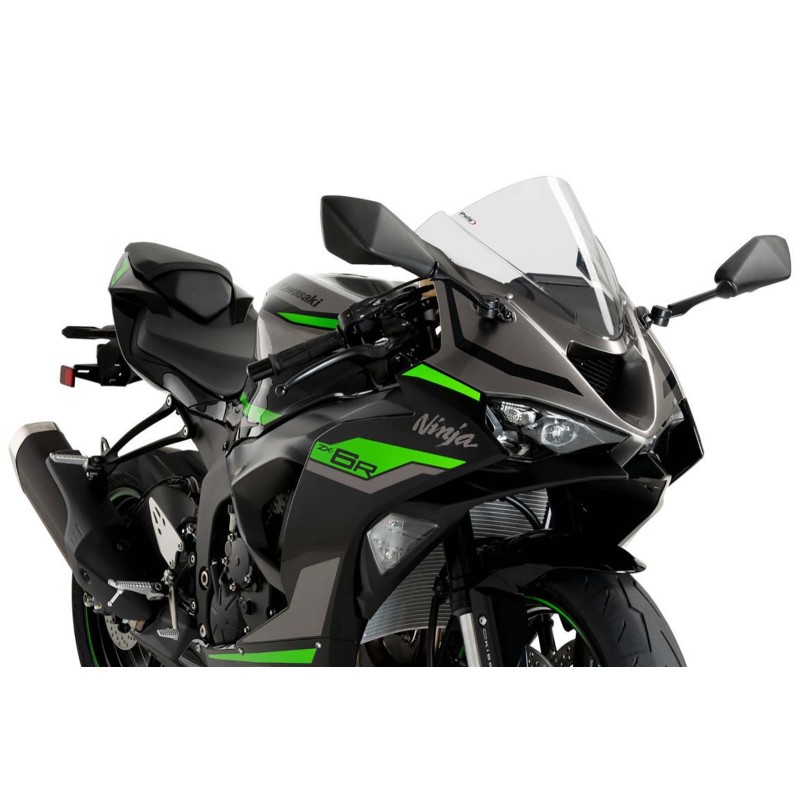 PARABRISAS PUIG Z-RACING KAWASAKI ZX-6R NINJA 2024 TRANSPARENTE