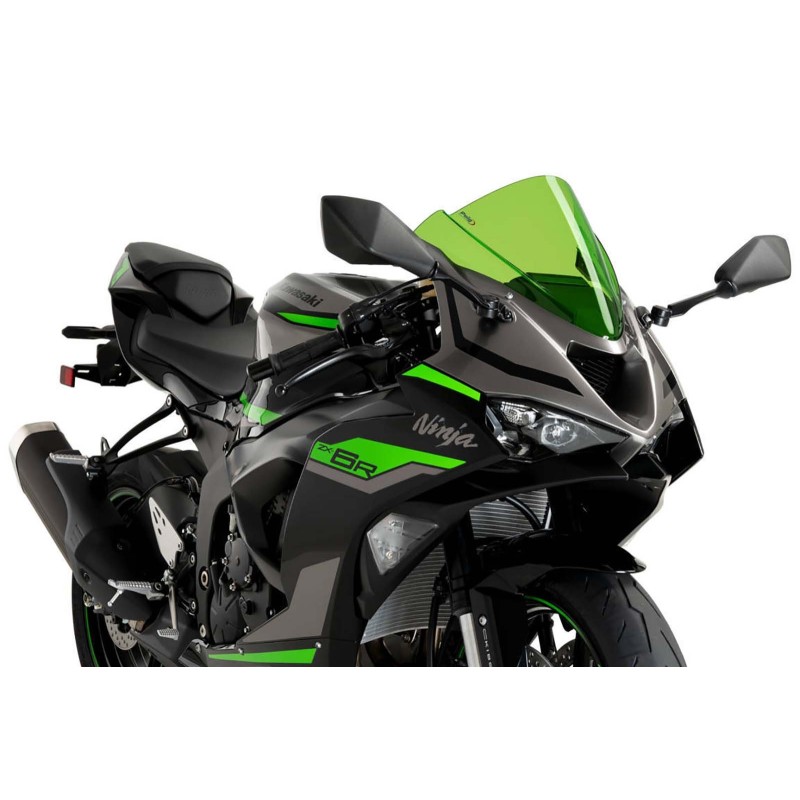 PARABRISAS PUIG Z-RACING KAWASAKI ZX-6R NINJA 2024 VERDE