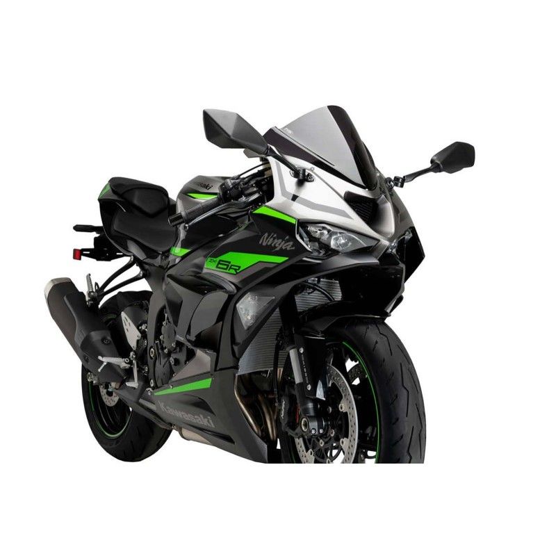 Becquet lateral Puig Downforce Race pour Kawasaki ZX 6R Ninja 24/25, noir