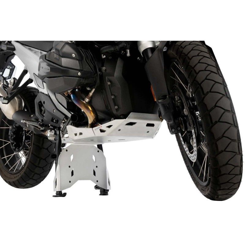 Extension de proteccion de motor Puig para caballete central BMW R1300 GS opcion 719 Tramontana 23/25 plata