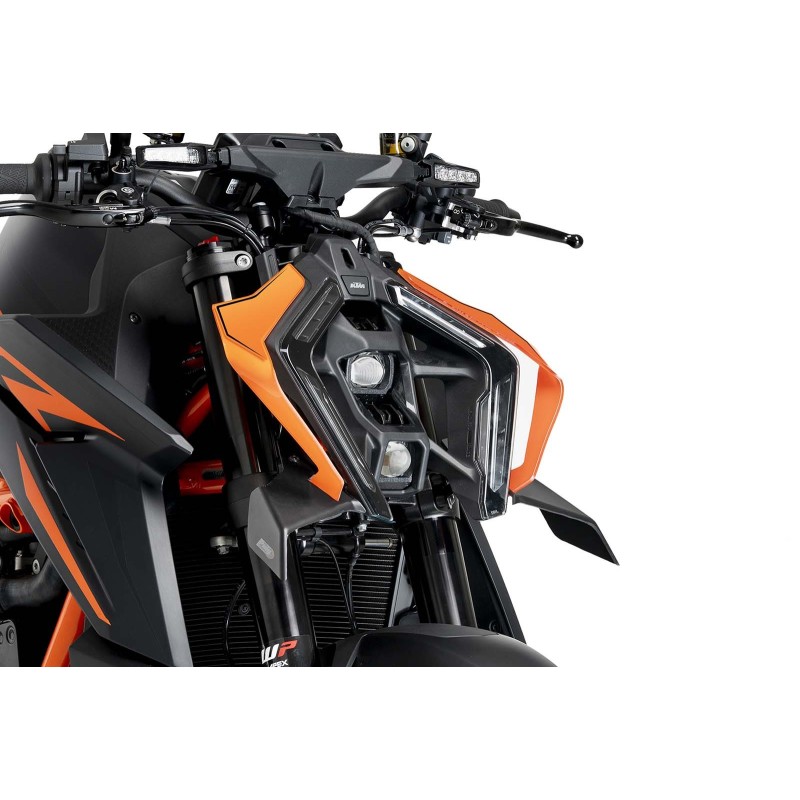 PUIG SPOILER ANTERIORE DOWNFORCE NAKED KTM 1390 SUPERDUKE R 2024 NERO OPACO