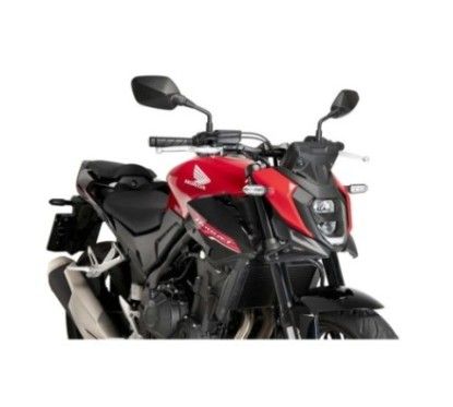puig spoiler anteriore downforce naked honda cb500 hornet 24 25 nero opaco