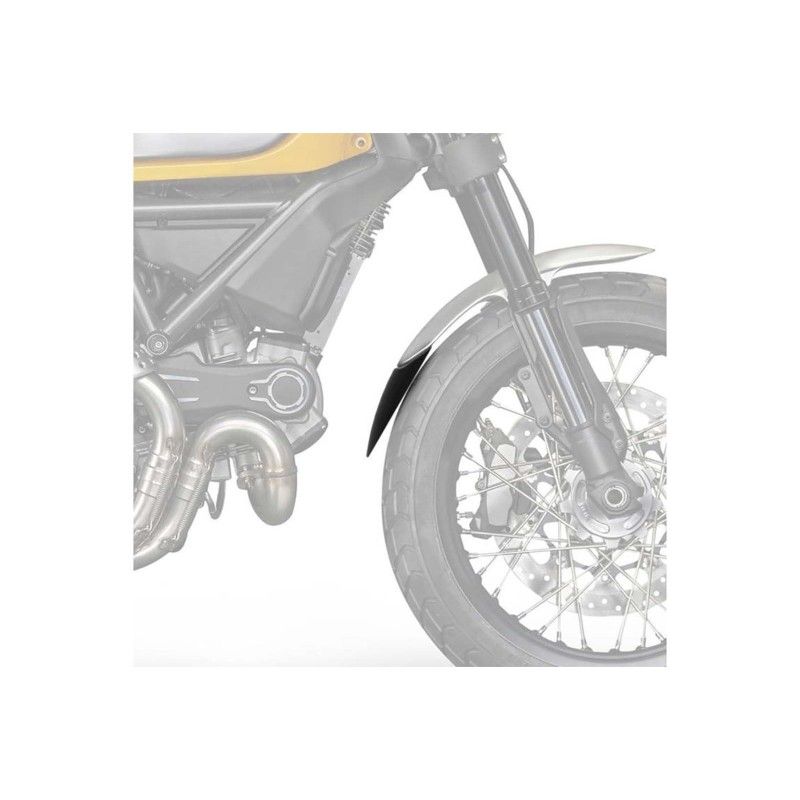 puig front fender extension for ducati scrambler classic 15 18 matt black