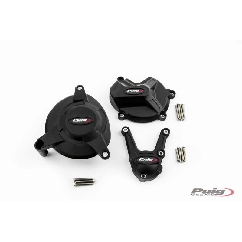 PUIG TRACK ENGINE CRANKCASE PROTECTION FOR BMW S1000R CHAMPIONSHIP 14-16 BLACK