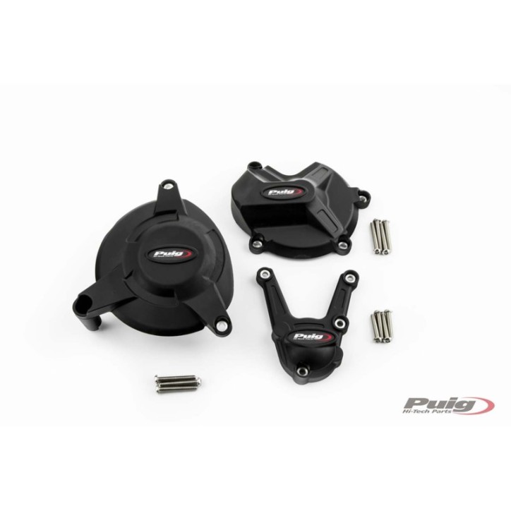 PUIG PROTEZIONE CARTER MOTORE TRACK PER CAMPIONATO BMW S1000RR 15-16 NERO