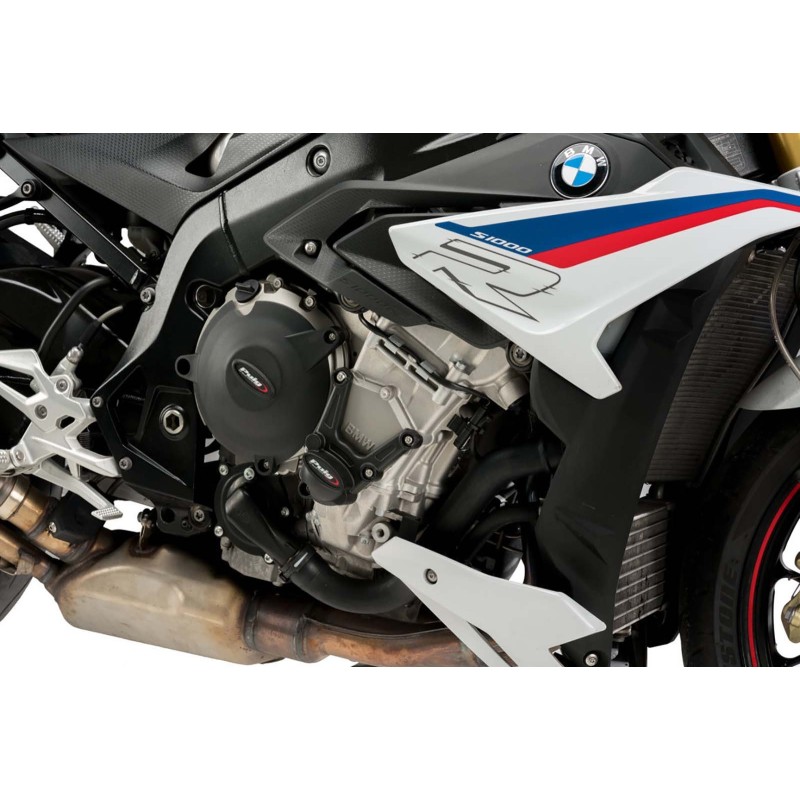 PROTECTION CARTER MOTEUR PUIG PISTE POUR BMW S1000R CHAMPIONSHIP 17-20 NOIR