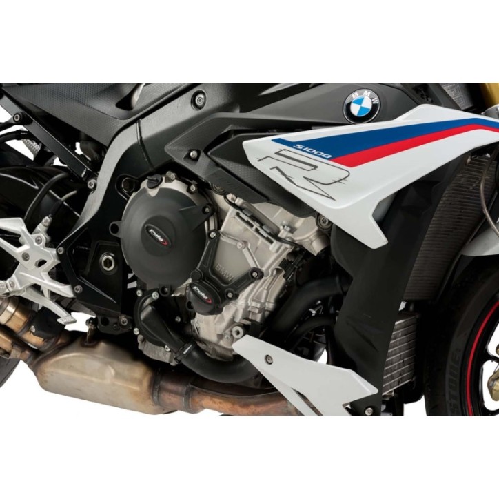 PUIG PROTEZIONE CARTER MOTORE TRACK PER CAMPIONATO BMW S1000RR 17-18 NERO