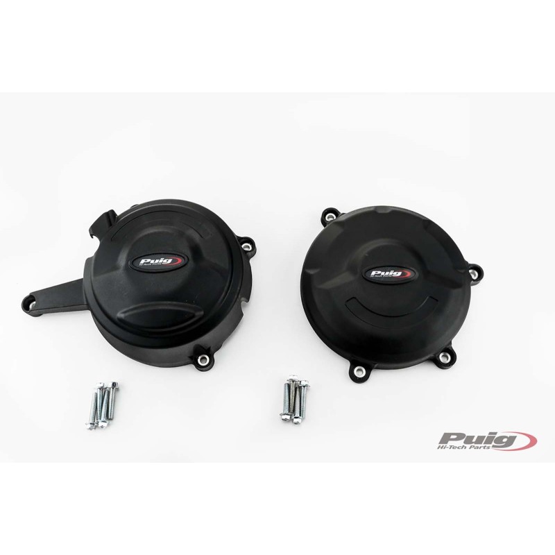 PUIG TRACK ENGINE CRANKCASE PROTECTION FOR DUCATI 1299 PANIGALE 15-17 CHAMPIONSHIP BLACK