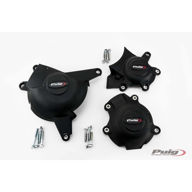 PUIG PROTEZIONE CARTER MOTORE TRACK PER CAMPIONATO SUZUKI GSX-R1000 R 17-21 NERO