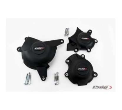 Pista de proteccion de tapa de motor Puig para Suzuki GSXR1000 R 17-21 Championship en negro