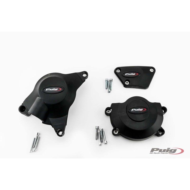 puig engine cover protection track for championship for yamaha yzf r6 06 07 black