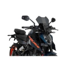 PUIG NAKED SCREEN NG TOURING KTM 125 DUKE 2024 DARK SMOKE