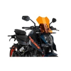 PANTALLA PUIG NAKED NG TOURING KTM 125 DUKE 2024 NARANJA