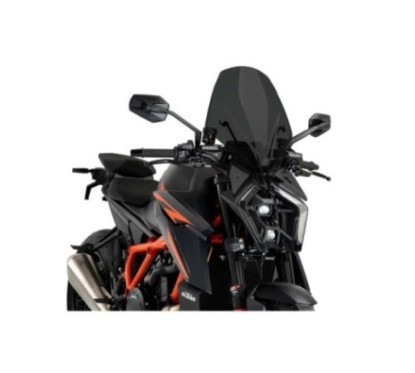 PANTALLA DESNUDA PUIG NG TOURING KTM 1390 R SUPERDUKE 2024 HUMO OSCURO