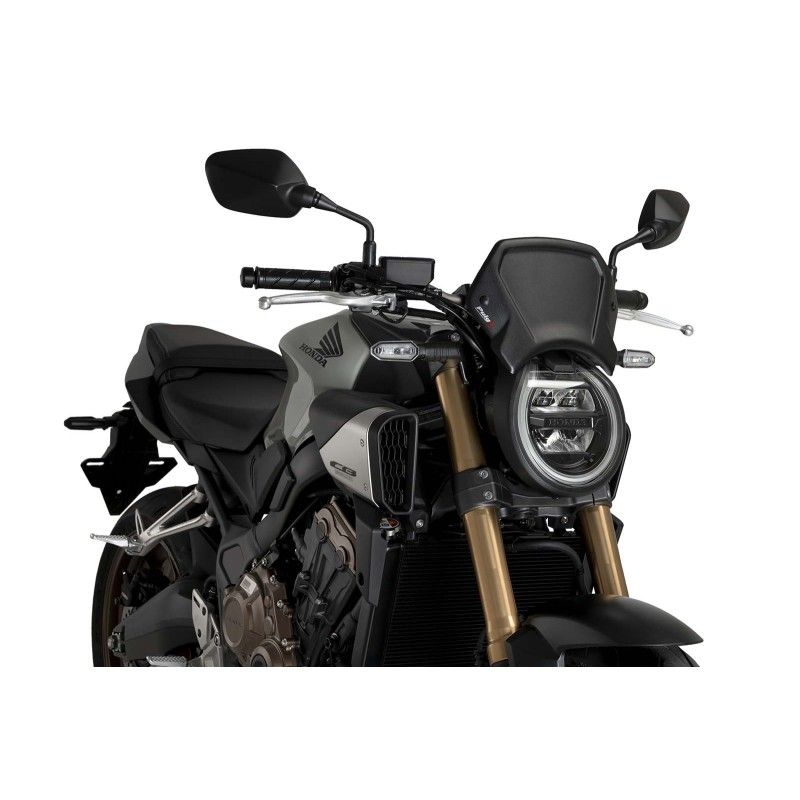 puig aluminum front fairing honda cb650r neo sports cafe eclutch 24 25 black