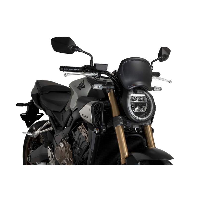 CARENADO DELANTERO PUIG HONDA CB650R NEO SPORTS CAFE ECLUTCH 2024 NEGRO MATE