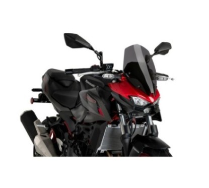 PANTALLA DESNUDA PUIG NG TOURING KAWASAKI Z500 2024 HUMO OSCURO