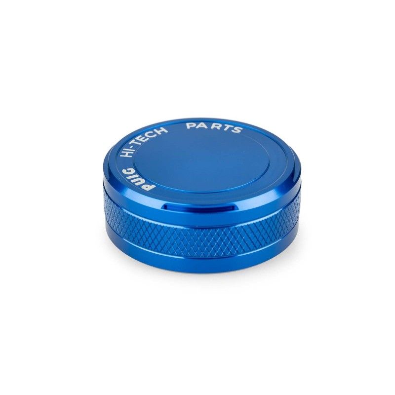 Bouchon de reservoir de liquide de frein arriere Puig pour Kawasaki Ninja E 1 24 25 bleu