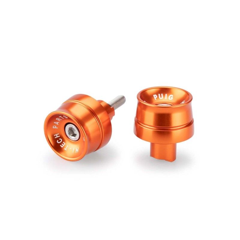 Embouts de guidon Puig Mod Speed pour Kawasaki Z650 2020/25 Orange