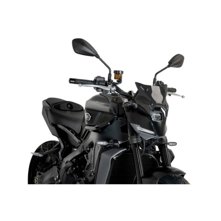 ECRAN PUIG NAKED NG SPORT PLUS YAMAHA MT-09 2024 LOOK CARBONE