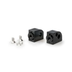 ADAPTADORES PUIG POGG TUBOS DE PASAJERO AJUSTABLES YAMAHA MT-09 2024 NEGRO