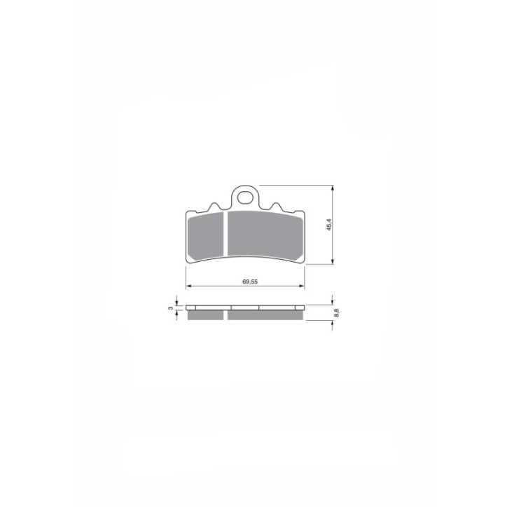 PLAQUETTES DE FREIN DELTA SEMI-METALLIQUES KX BMW CE 04 22-24-OFFER-SX